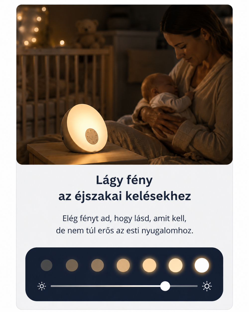 Babino Alvó™ Fehér Zaj & Éjszakai Fény