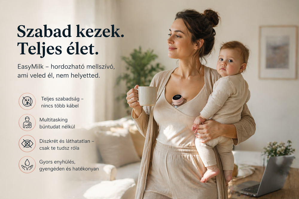 Babino EasyMilk™ Hordható Mellszívó