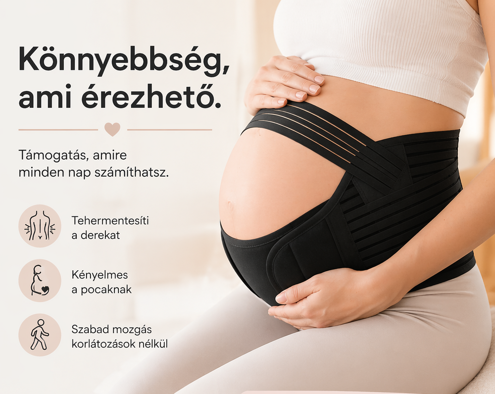 Babino MammaSupport™ – 3-fázisú Derék- és Pocaktámasztó