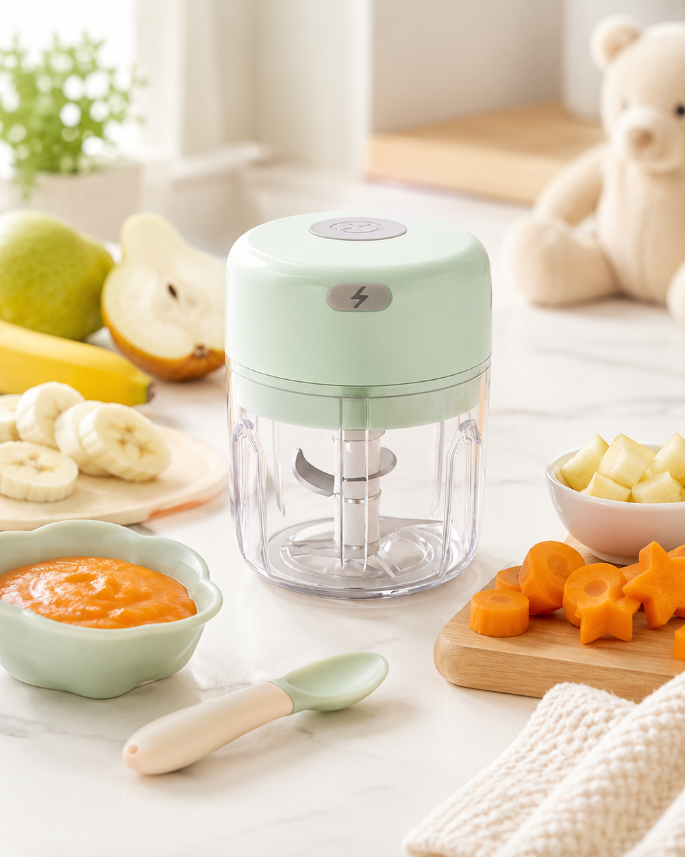 Babino Mix™ Elektromos Bébiétel Aprító