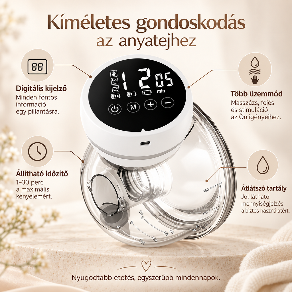 Babino EasyMilk™ Hordható Mellszívó